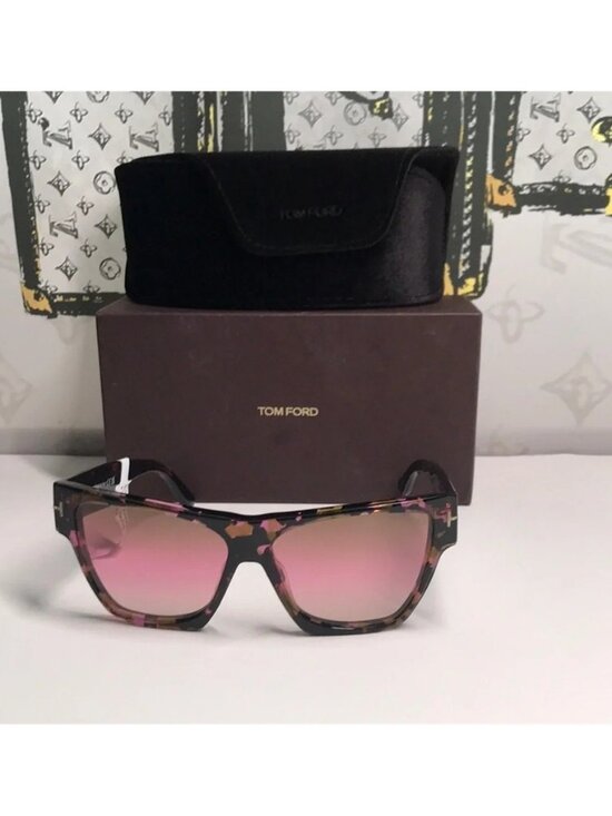 NEW Authentic Ford Women\'s Pink Sunglasses TF942 56F main image 8